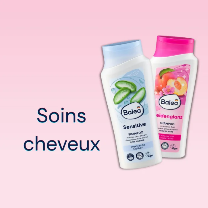 Publicité pour les Soins cheveux Balea
