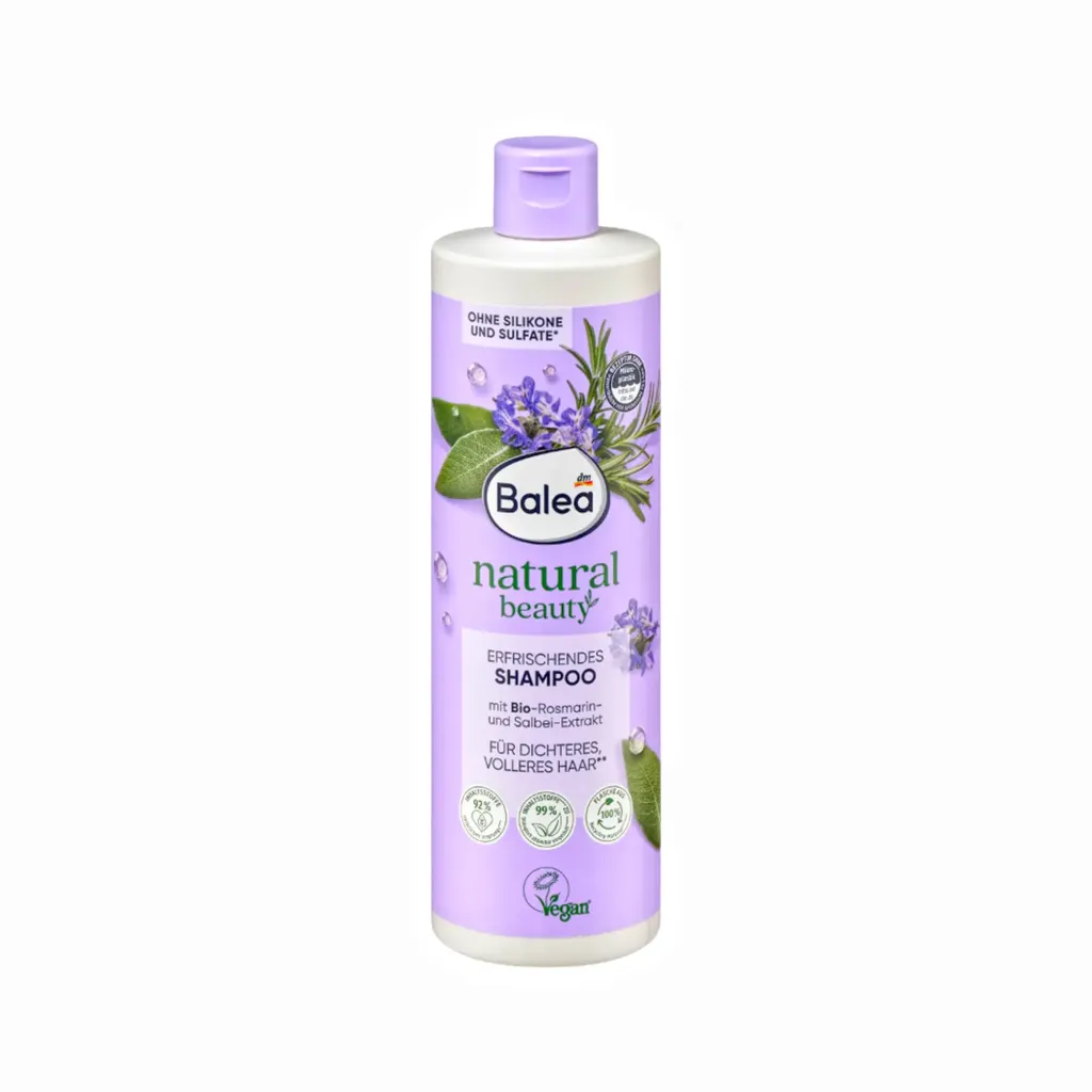 Balea Shampoing Natural Beauty aux herbes rafraîchissantes 400ml