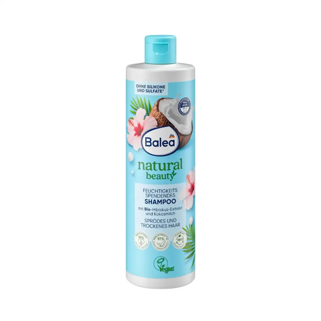 Shampoing Natural Beauty à l'extrait d'hibiscus et au lait de coco 400ml