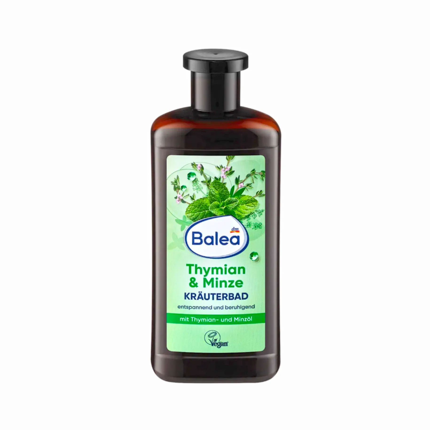 Gel Moussant pour le Bain aux Herbes Thym & Menthe 500ml