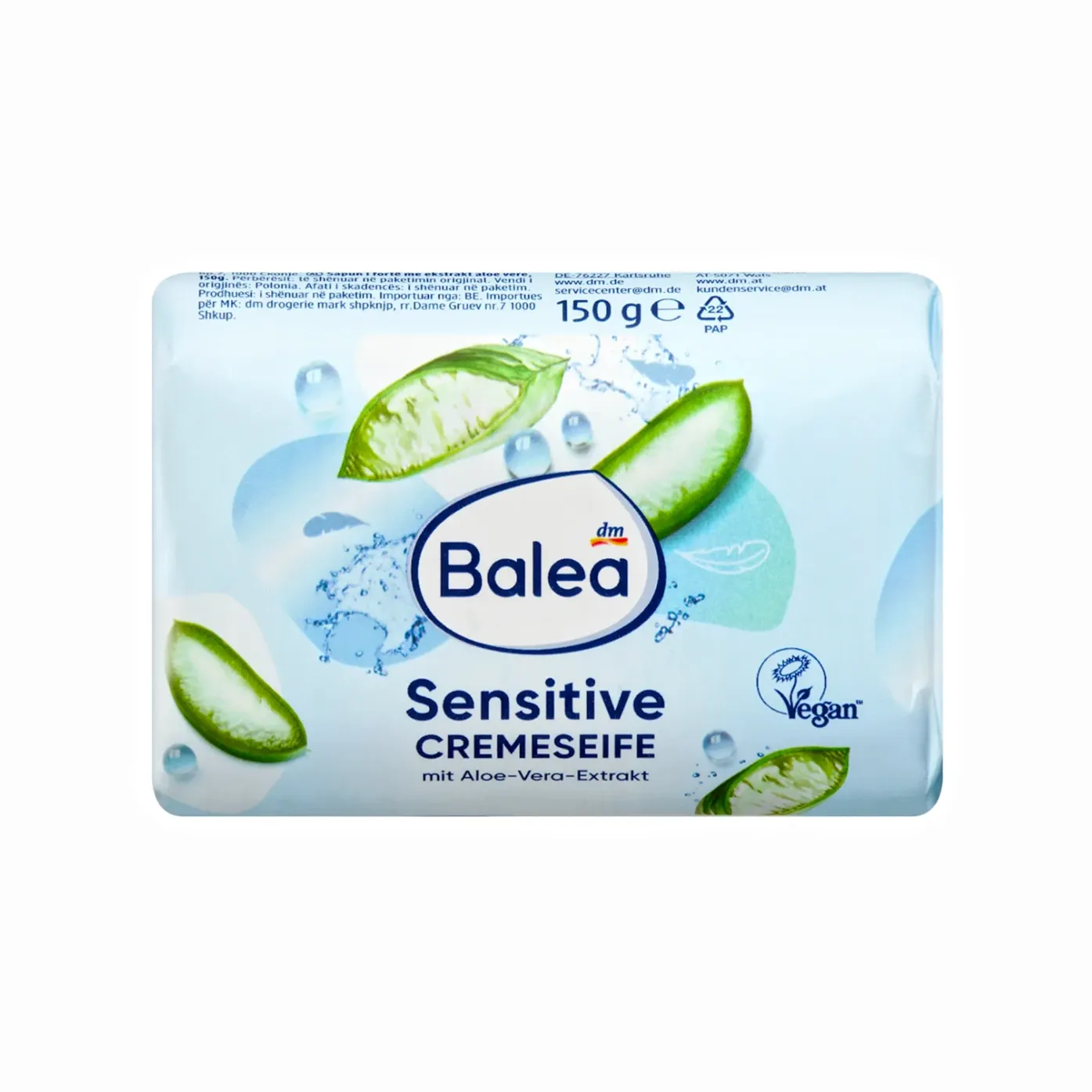 Savon crème Sensitive 150g