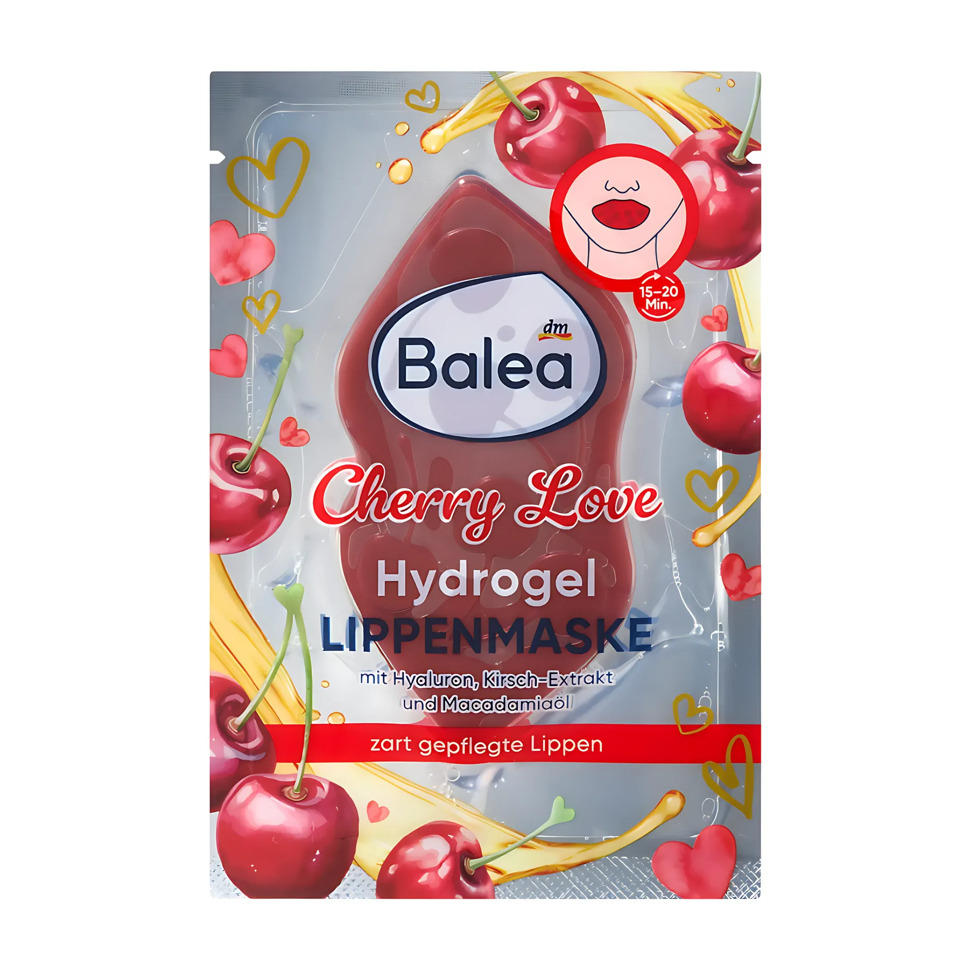 Masque à lèvres Hydrogel Cherry Love - 1 St