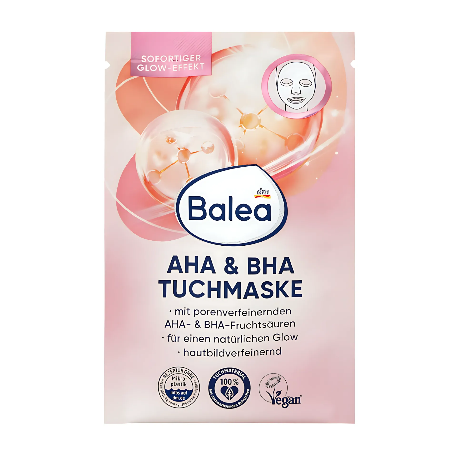 Masque en feuille AHA & BHA - 1 pièce