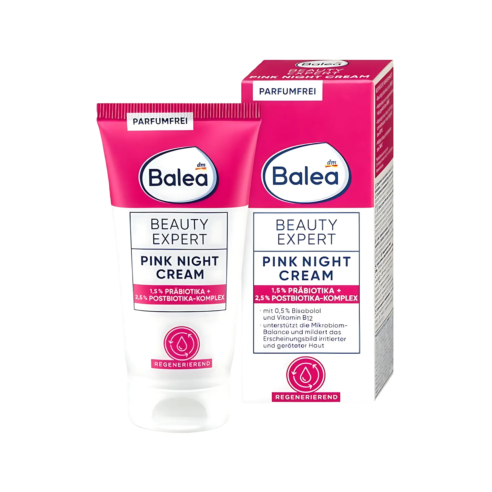 Balea Crème de nuit Beauty Expert Pink Night 50ml