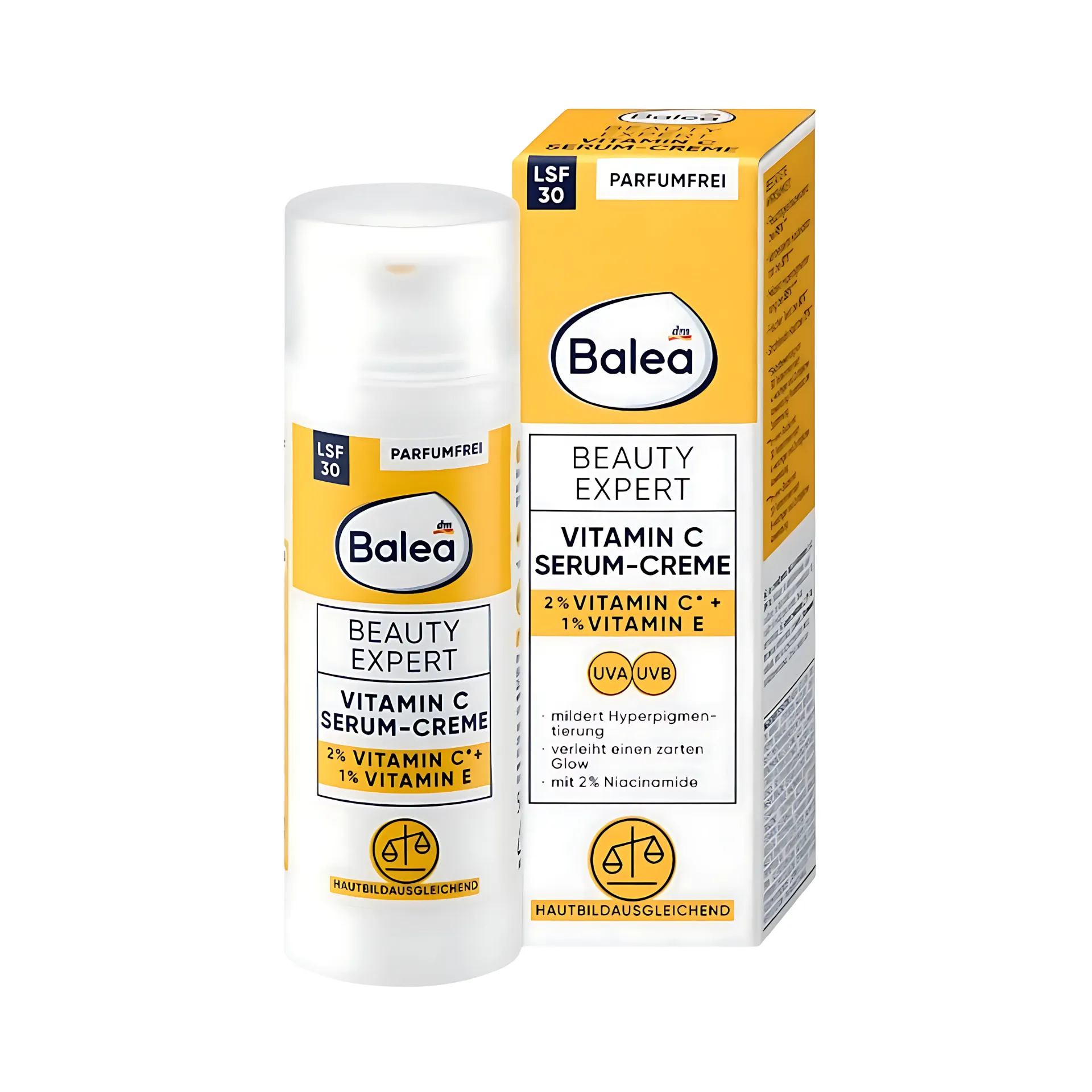 Balea Sérum Beauty Expert à la vitamine C - crème sérum SPF 30 50ml