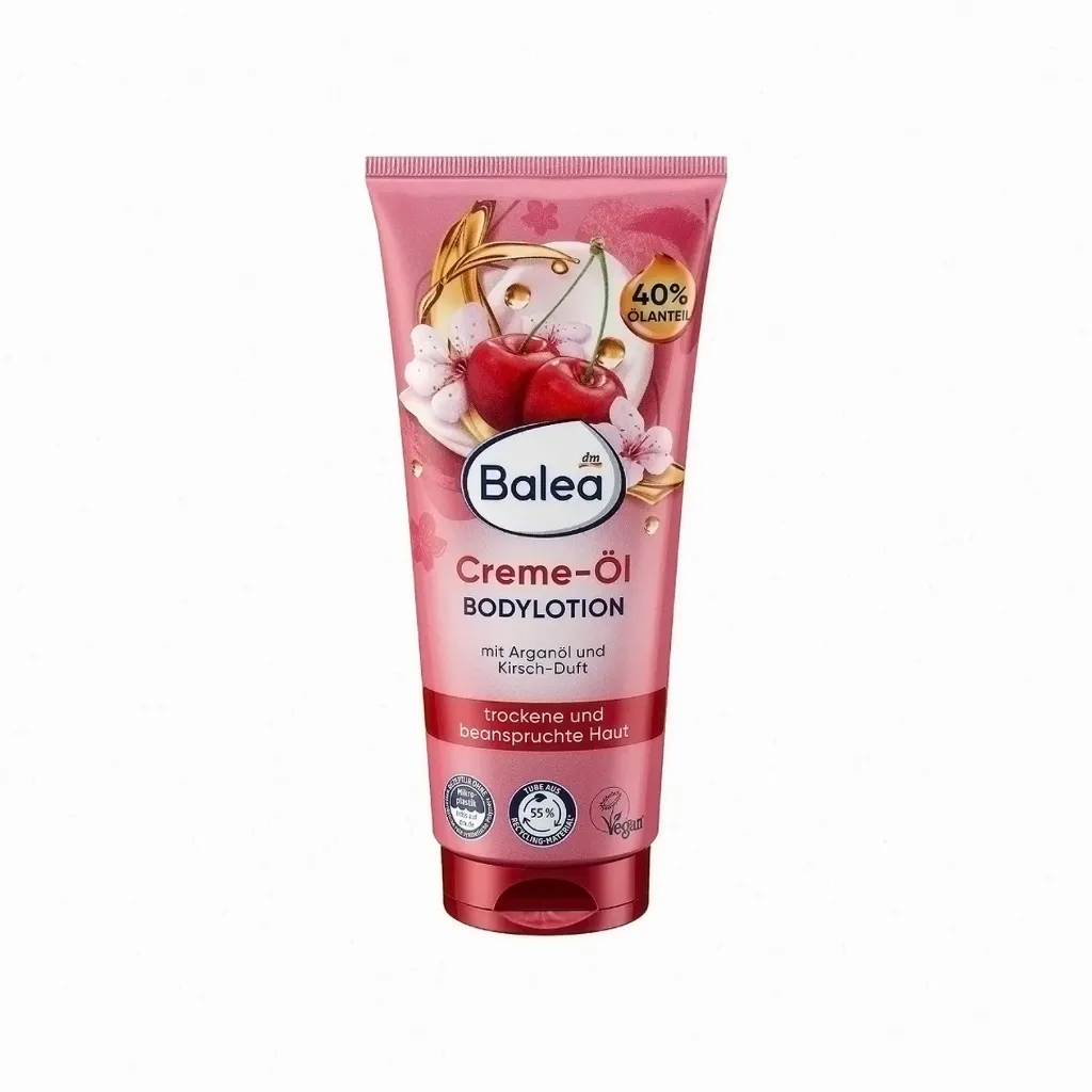[083316] Balea Lotion du corps crème-huile à la cerise 200ml