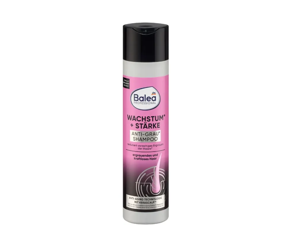 [166620] Balea PROFESSIONNEL Shampoing anti-cheveux gris Croissance + Force 250ml