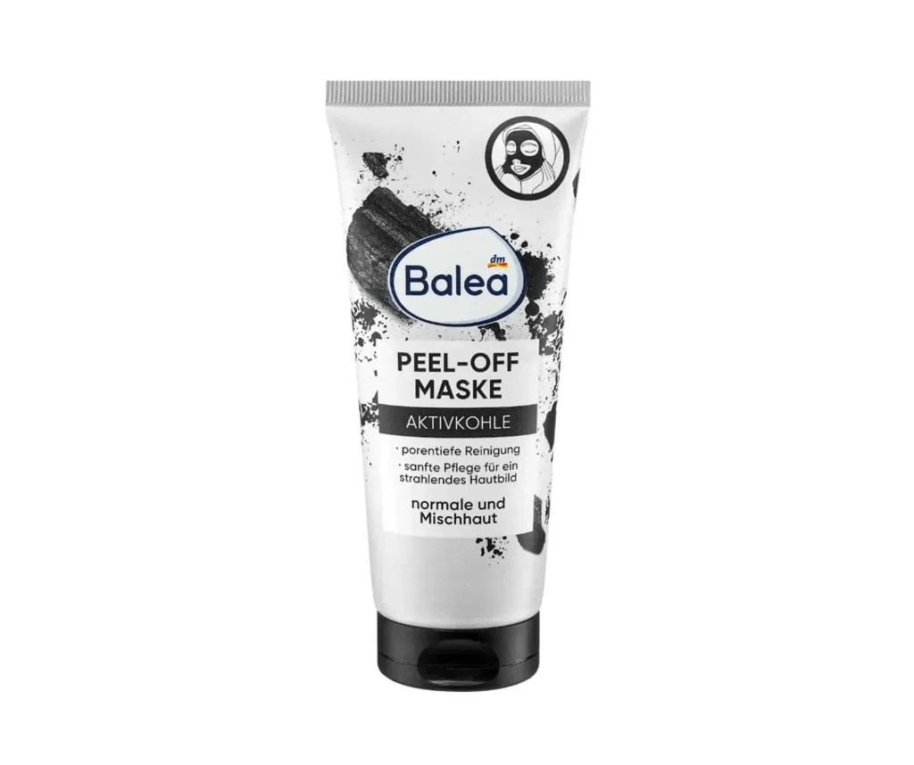 [126051] Balea Masque visage peel-off au charbon actif 100ml