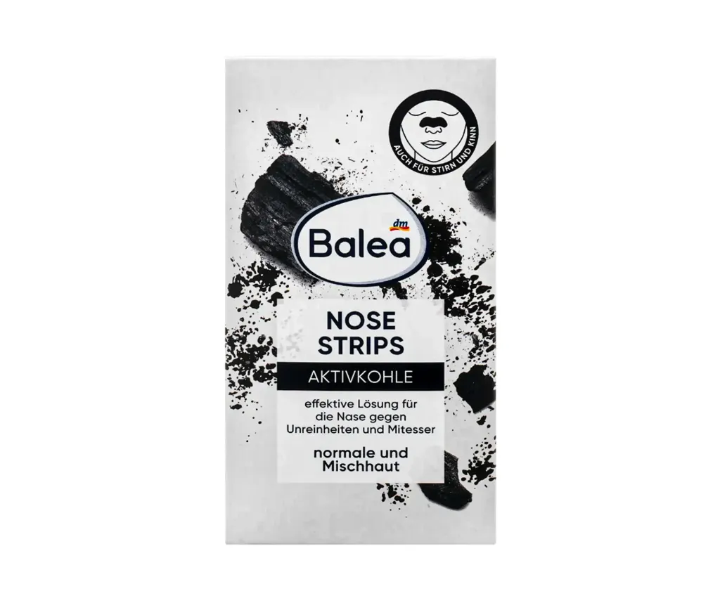 [245479] Balea Bandes nasales au charbon actif 3 pièces