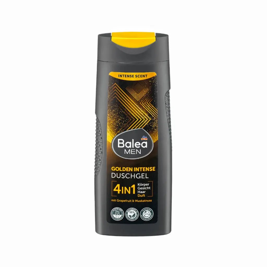 Balea MEN Gel douche 4en1 Golden Intense 300ml